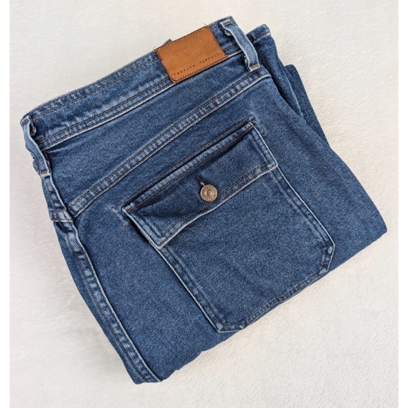 Citizens of Humanity Maisie Patch Pocket Flare‎ Jeans Womens sz 32 Med Wash - Picture 1 of 13
